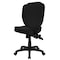 Flash Furniture Fabric Contemporary Chair, 18-1/4" to 21-1/2", Black Fabric GO-930F-BK-GG - alternate 4